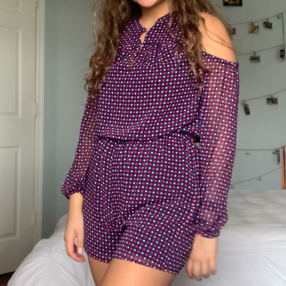 MICHAEL Michael KORS POLKADOT ROMPER